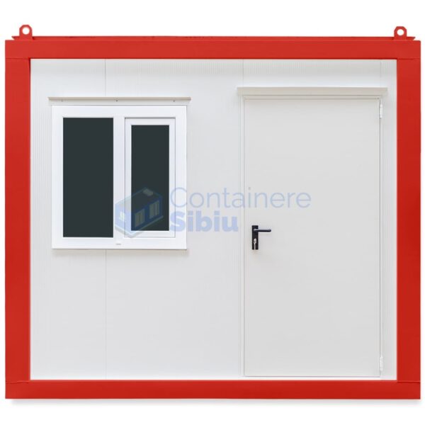 container birou sibiu 3metri rosu