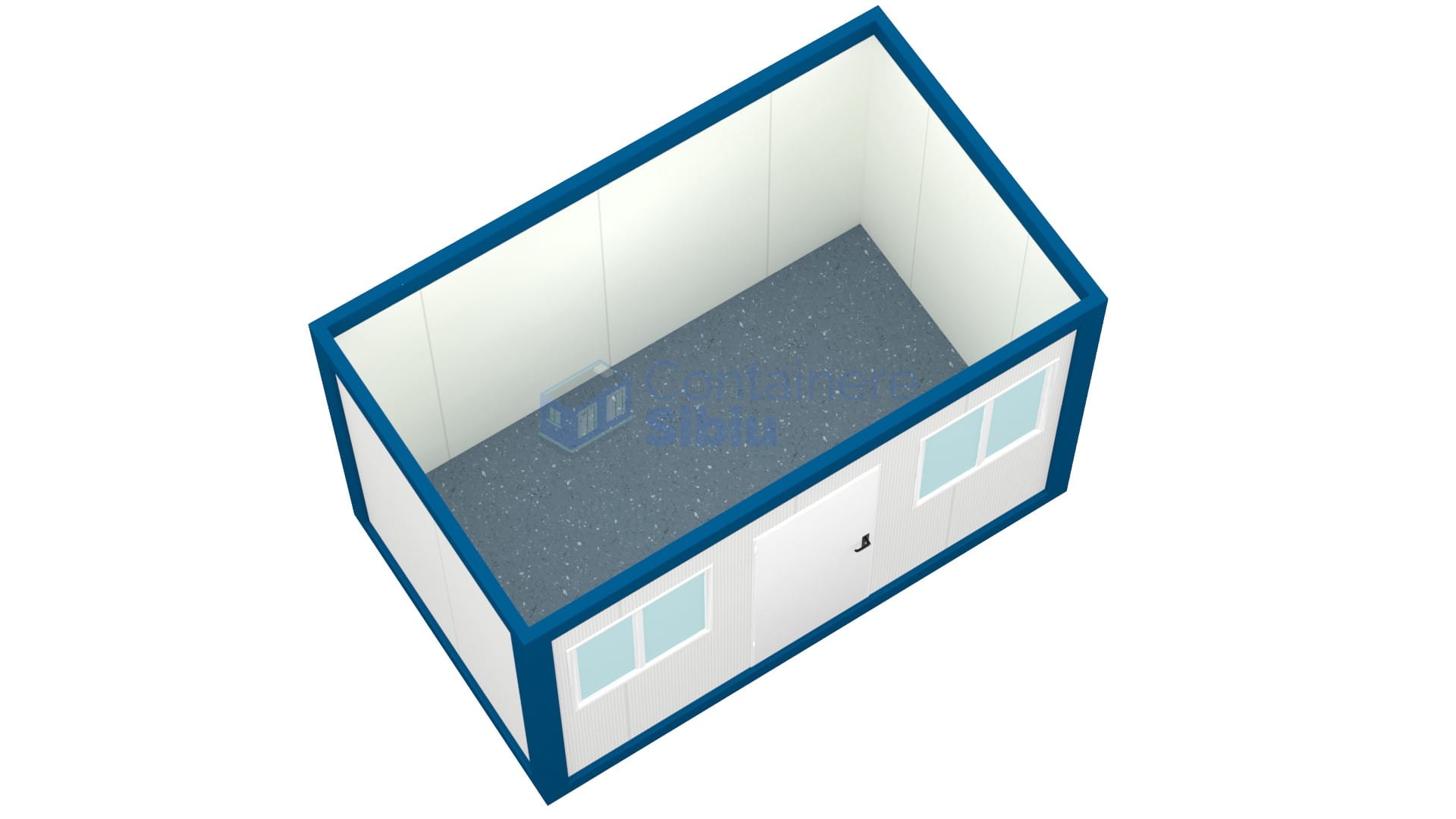 container birou sibiu 4metri 2geamuri albastru2