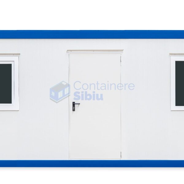 container birou sibiu 6metri 2geamuri albastru