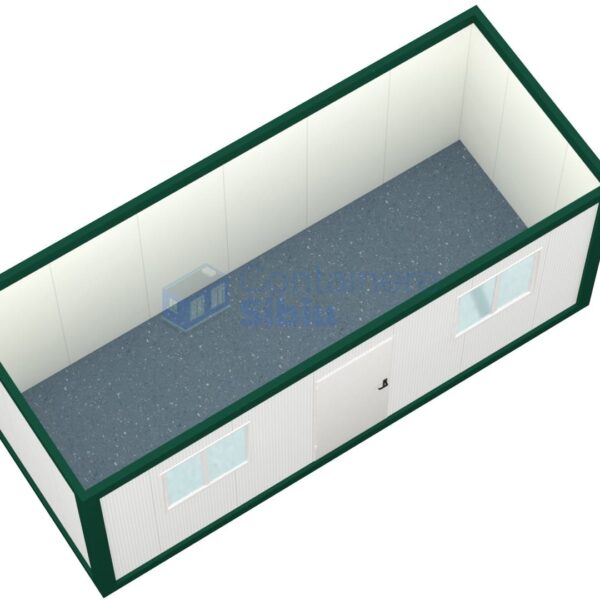 container birou sibiu 6metri 2geamuri verde2