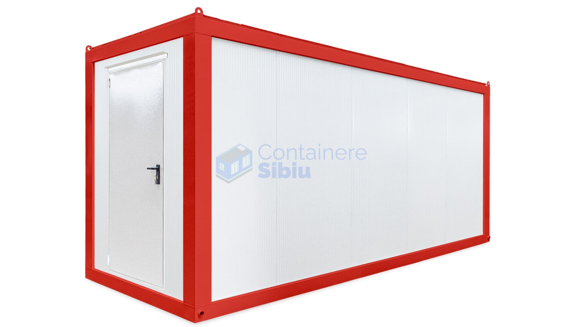 container depozitare sibiu 6metri rosu