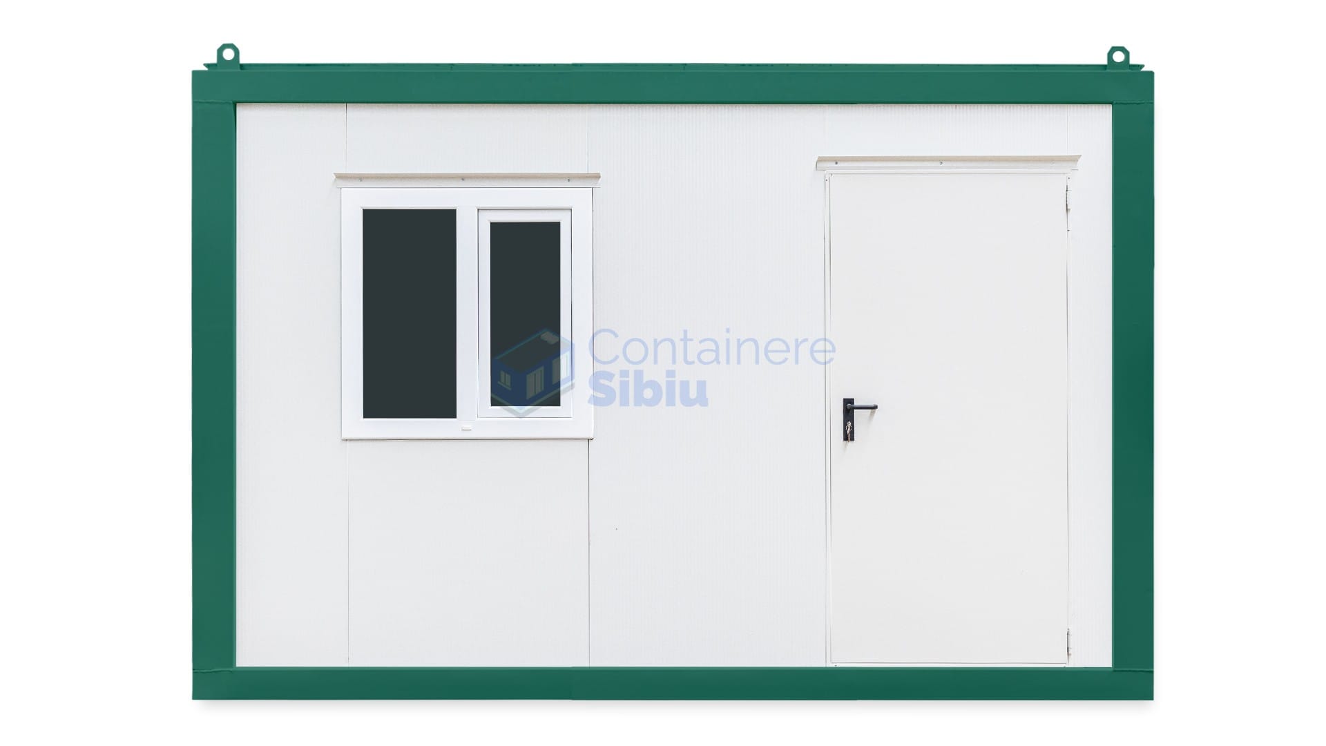 container santier sibiu 4metri 1geam verde