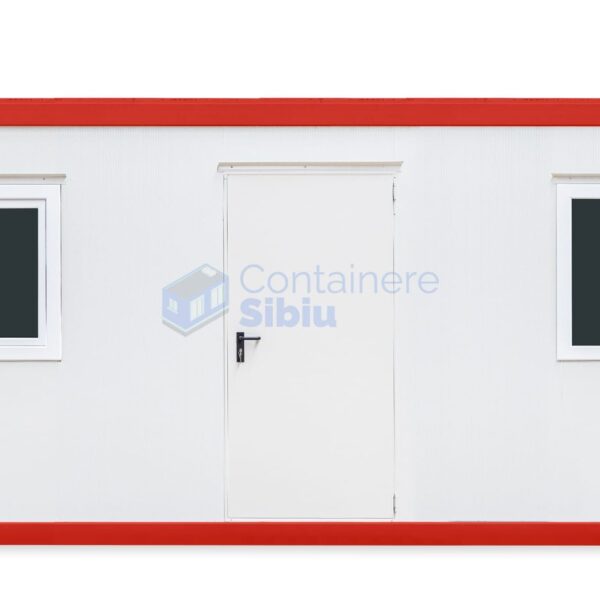 container santier sibiu 6metri 2geamuri rosu