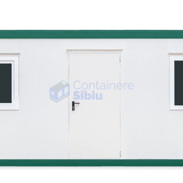 container santier sibiu 6metri 2geamuri verde