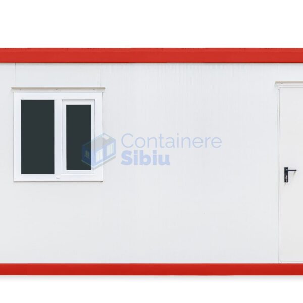 container santier sibiu 6metri 1geam rosu